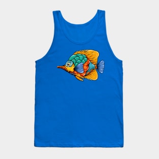 butterfly fish colorful Tank Top